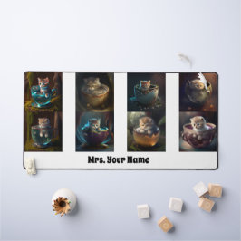 Gatos e gatinhos num teacup,