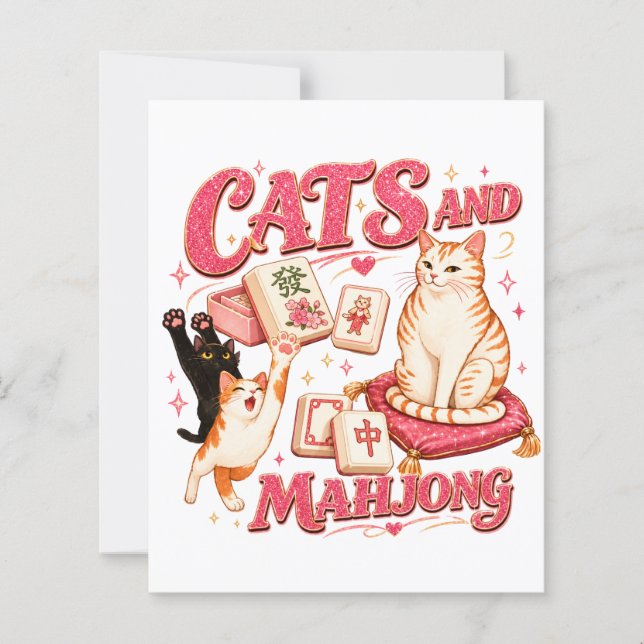 Gatos e Mahjong (Frente)