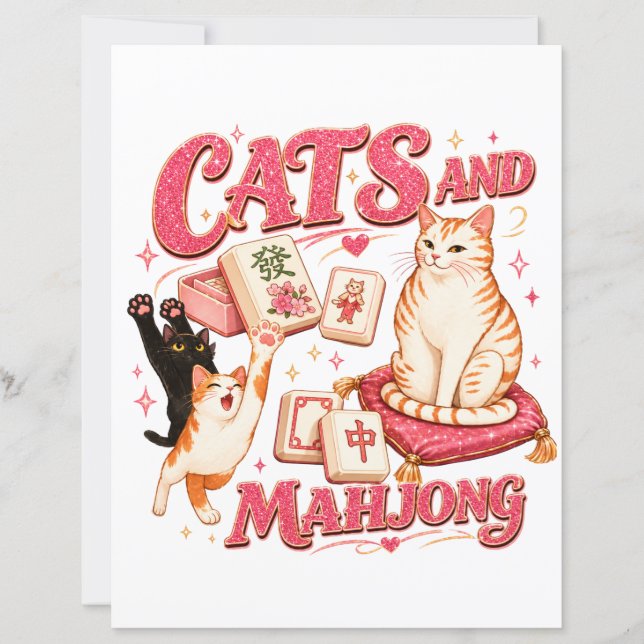 Gatos e Mahjong (Frente)