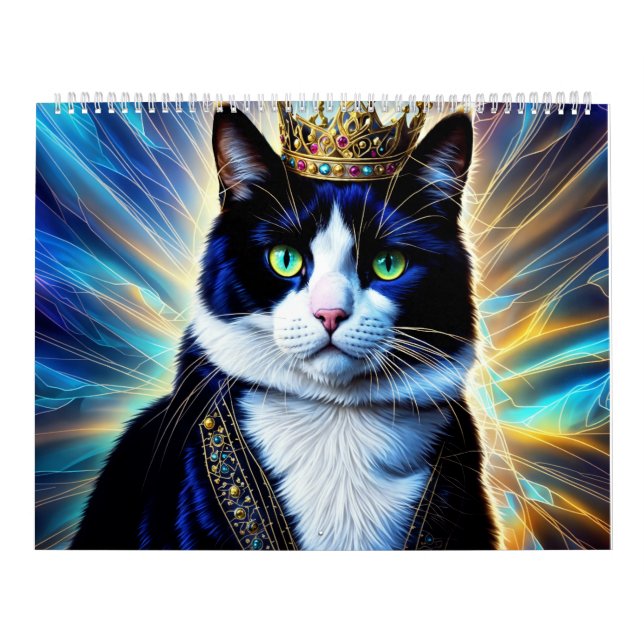 Gatos Engraçados como Calendário de Royalties (Capa)