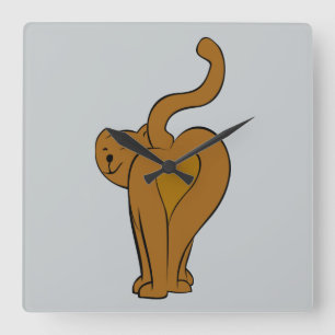 Gatos Engraçados, Relógio De Parede De Gato