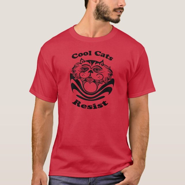 Gatos legal resistem - t-shirt (Frente)