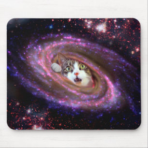 Gatos LOL Mousepad do espaço da galáxia