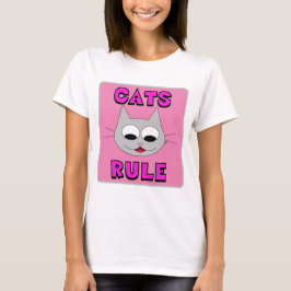 GATOS MANDAM Camiseta amante de gato fofo
