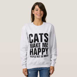 GATOS ME FAZEM FELIZ, PESSOAS NÃO TANTO T-shirts