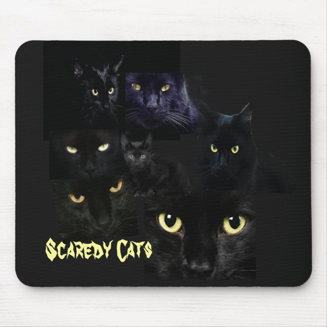 Gatos Mousepad de Scaredy (Frente)