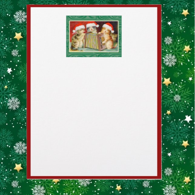 Gatos natais vintages (Criador carregado)