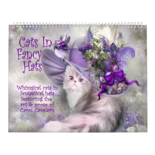Gatos no calendário extravagante da arte dos (Capa)