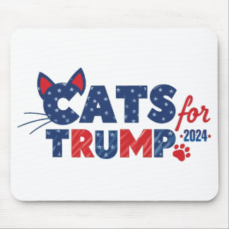 Gatos para Trump mousepad 2024