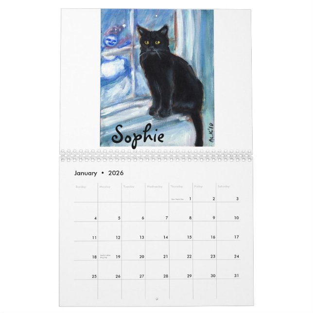 Gatos pelo calendário de Angie 2011 (Jan 2026)
