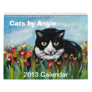 Gatos pelo calendário de Angie 2013