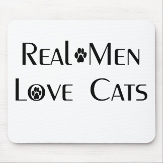 Gatos reais Mousepad do amor dos homens