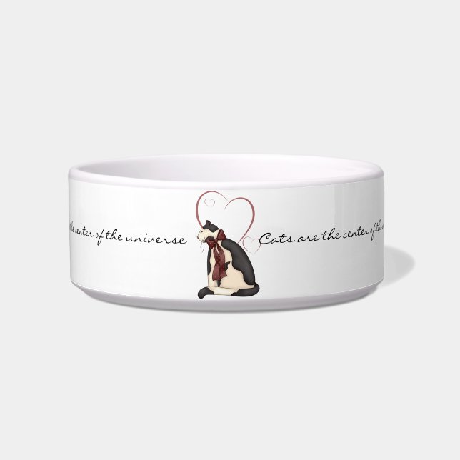 Gatos são o centro da tigela de gatos do Universo (Frente)