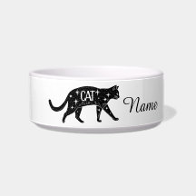 Gatos são os melhores.. Tigela de Cerâmica para An