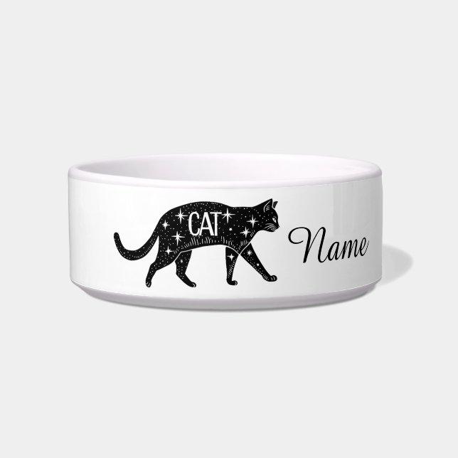 Gatos são os melhores.. Tigela de Pet Cerâmica (Frente)