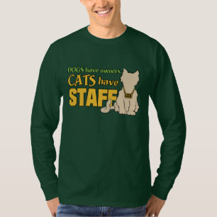 GATOS TÊM camisas FUNCIONARIOS e jaquetas