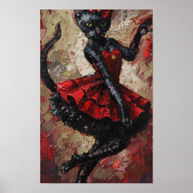 Gatos Whimsso - Poster de dança (Frente)