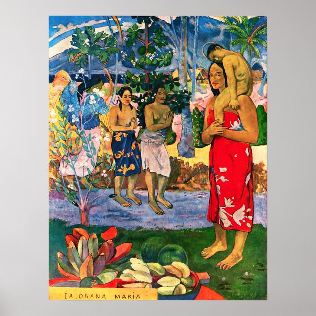 Gauguin Ia Orana Maria Poster (Frente)