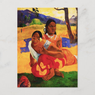 Gauguin Quando Você Vai Se Casar Cartão Postal