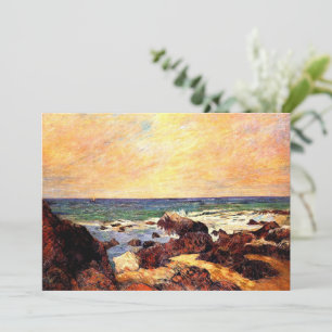 Gauguin - Rochas e Mar, arte refinado,