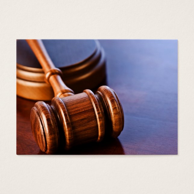 Gavel do juiz Wooden (Frente)