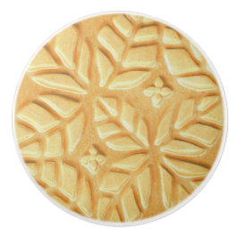 Gaveta puxada, padrão amarelo do azulejo Botão cer