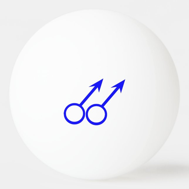 Gay Amplia a Bola Personalizável de Ping Pong (Frente)