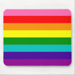 Gay do arco-íris LGBT sinalizador Mousepad<br><div class="desc">Gay do arco-íris LGBT sinalizador Mousepad</div>