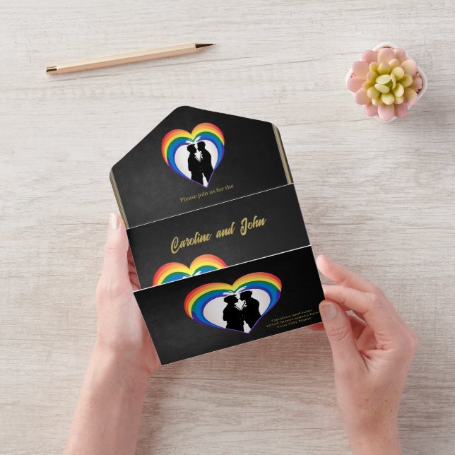 Gay elegante silhuetas. (Video)