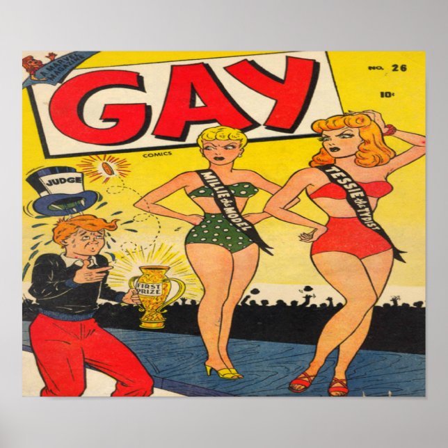 Gay Histórias em quadrinhos - Poster da revista em (Frente)