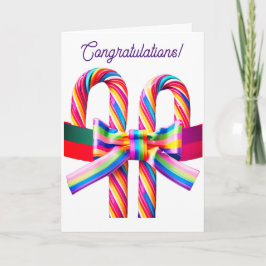 Gay LGBTQ Casamento, Cartão de Saudação Dobrado de