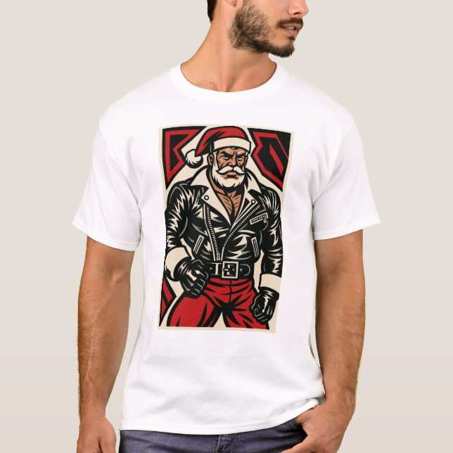 Gay Santa T-Shirt | Gay Pride Shirt for Men | LGBT (Frente)