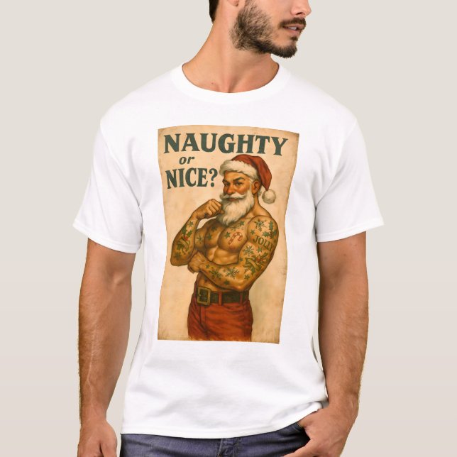 Gay Santa T-Shirt | Gay Pride Shirt for Men | LGBT (Frente)