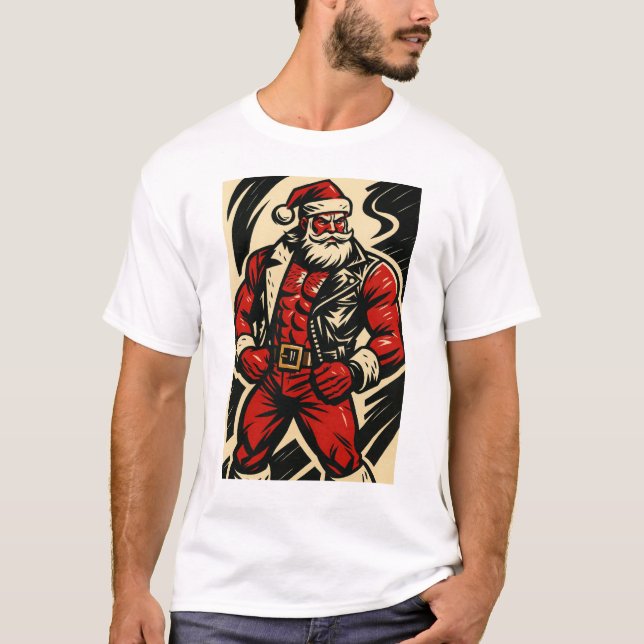 Gay Santa T-Shirt | Gay Pride Shirt for Men | LGBT (Frente)