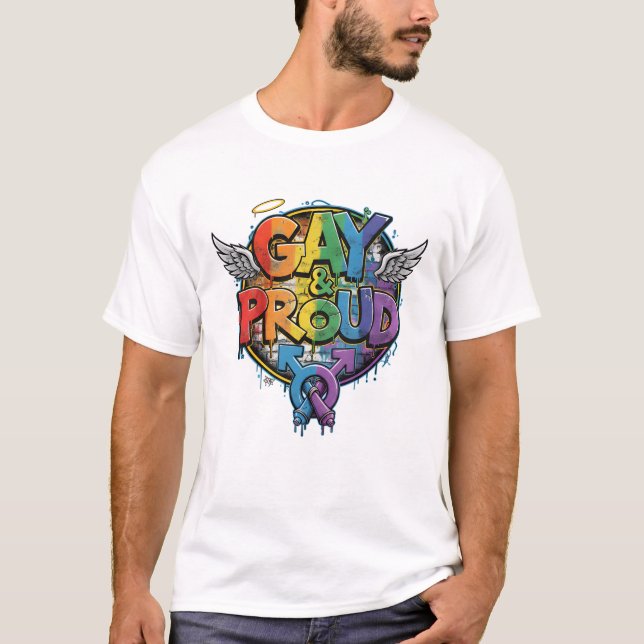 GAY STREET T-Shirt | Gay Pride for Men | LGBTQ (Frente)