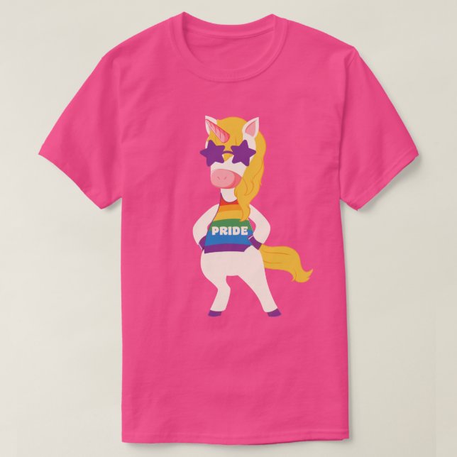 Gay Unicorn T-Shirt (Frente do Design)