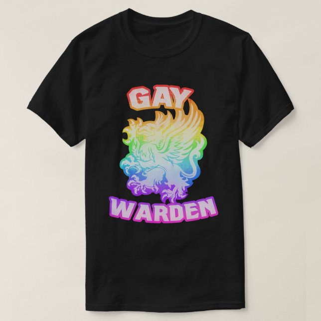 Gay Warden Classic T-Shirt (Frente do Design)