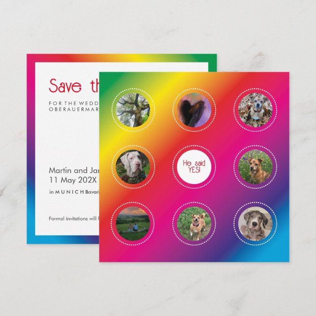 Gay Wedding Salvar data (Frente/Verso)