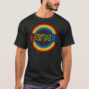 Gaymer Gamer Orgulho gay LGBT Camisa LGBT Lésbica