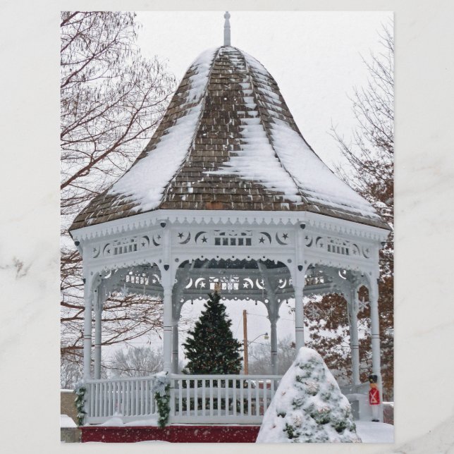 Gazebo na neve (Frente)