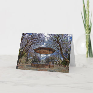 Gazebo no Cartão de Saudação Park