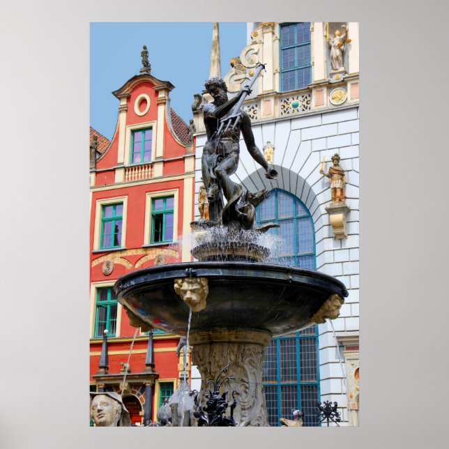 Gdansk históricos, Polônia Poster (Frente)