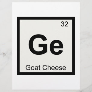Ge - Química do Queijo de Cabra Símbolo da Tabela