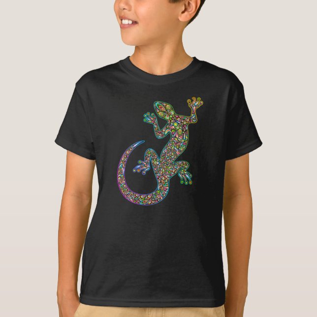 Geck Gecko - Camiseta Design Psicodélica (Frente)