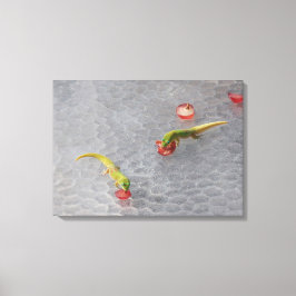 Gecko coquetel hora duas peças canvas