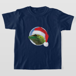 Gecko de Natal - Camisa Básica para Crianças