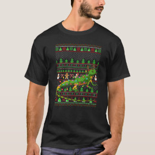 Gecko Lizard Chri, Estilo de Suéter Feio Xmas