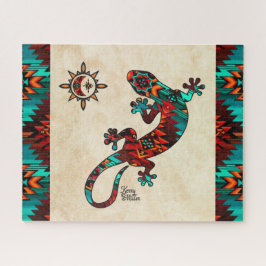 Gecko Lizard E Sun Jigsee Quebra-cabeça
