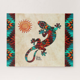 Gecko Lizard E Sun Jigsee Quebra-cabeça