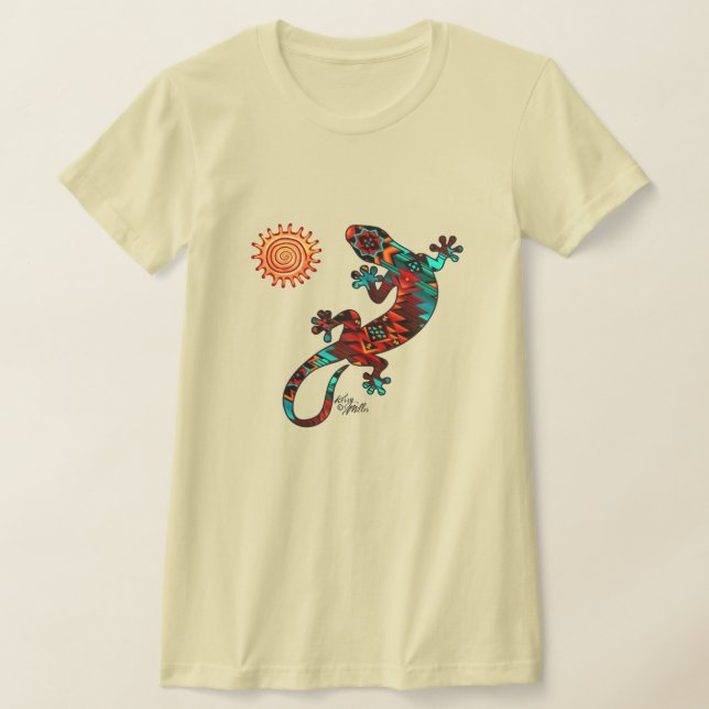 Gecko Lizard E Sun T-Shirt (Postura )